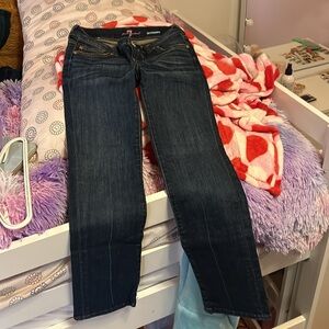 Girls straight leg Jean- dark denim- like new